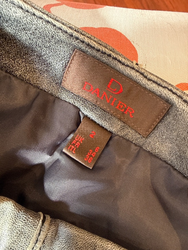 ruskindsnederdel fra Danier